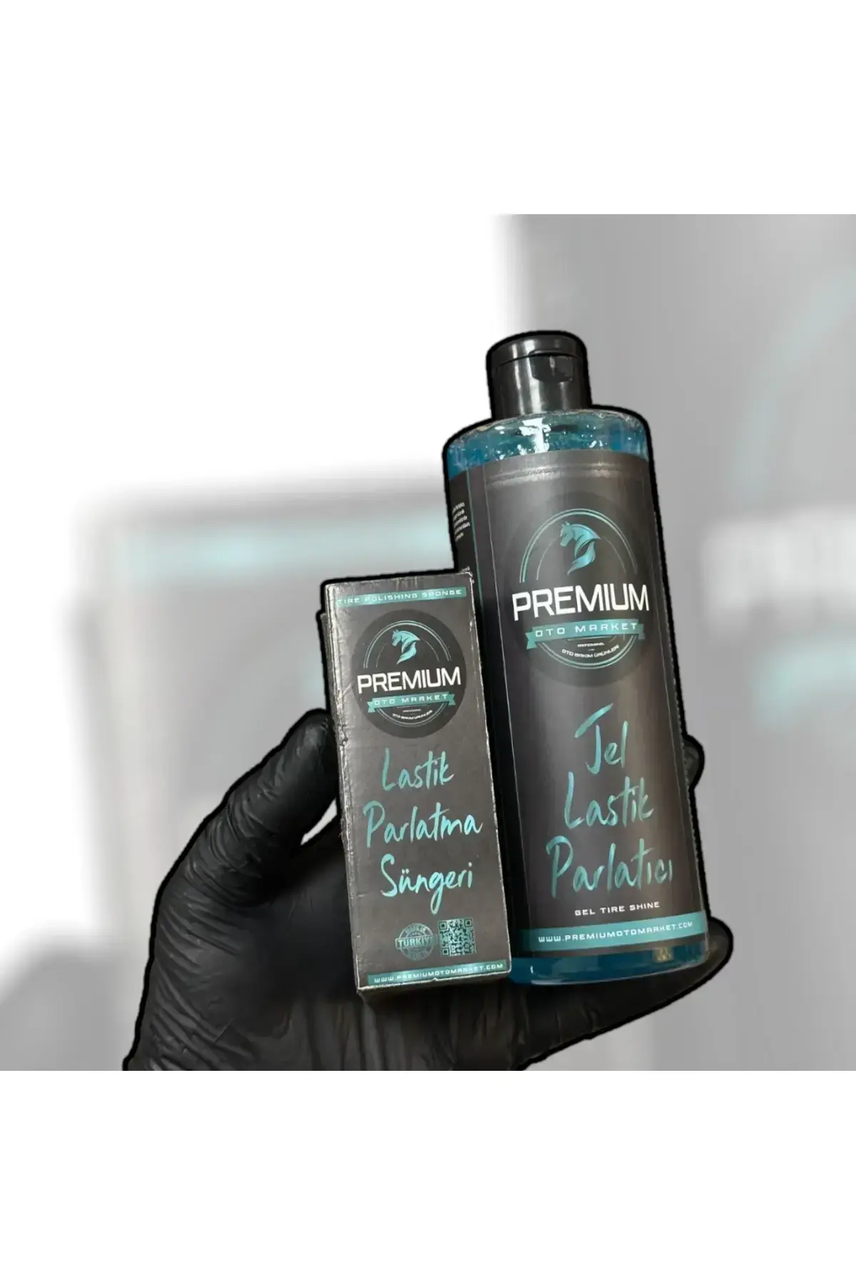 Premium 400 ML Lastik Jeli & Parlatma Süngeri